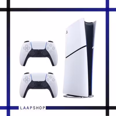 کنسول بازی سونی مدل PlayStation 5 Slim Digital Edition ظرفیت یک ترابایت ریجن 2016B اروپا به همراه دسته اضافه