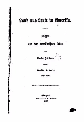 خرید و دانلود نسخه کامل کتاب Land und Leute in Amerika. Skizzen aus dem amerikanischen Leben