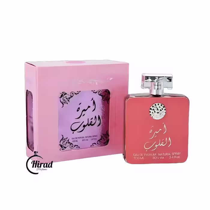 خرید عطر ادکلن امیره القلوب صورتی ارض الزعفران - هیراد پرفیوم
