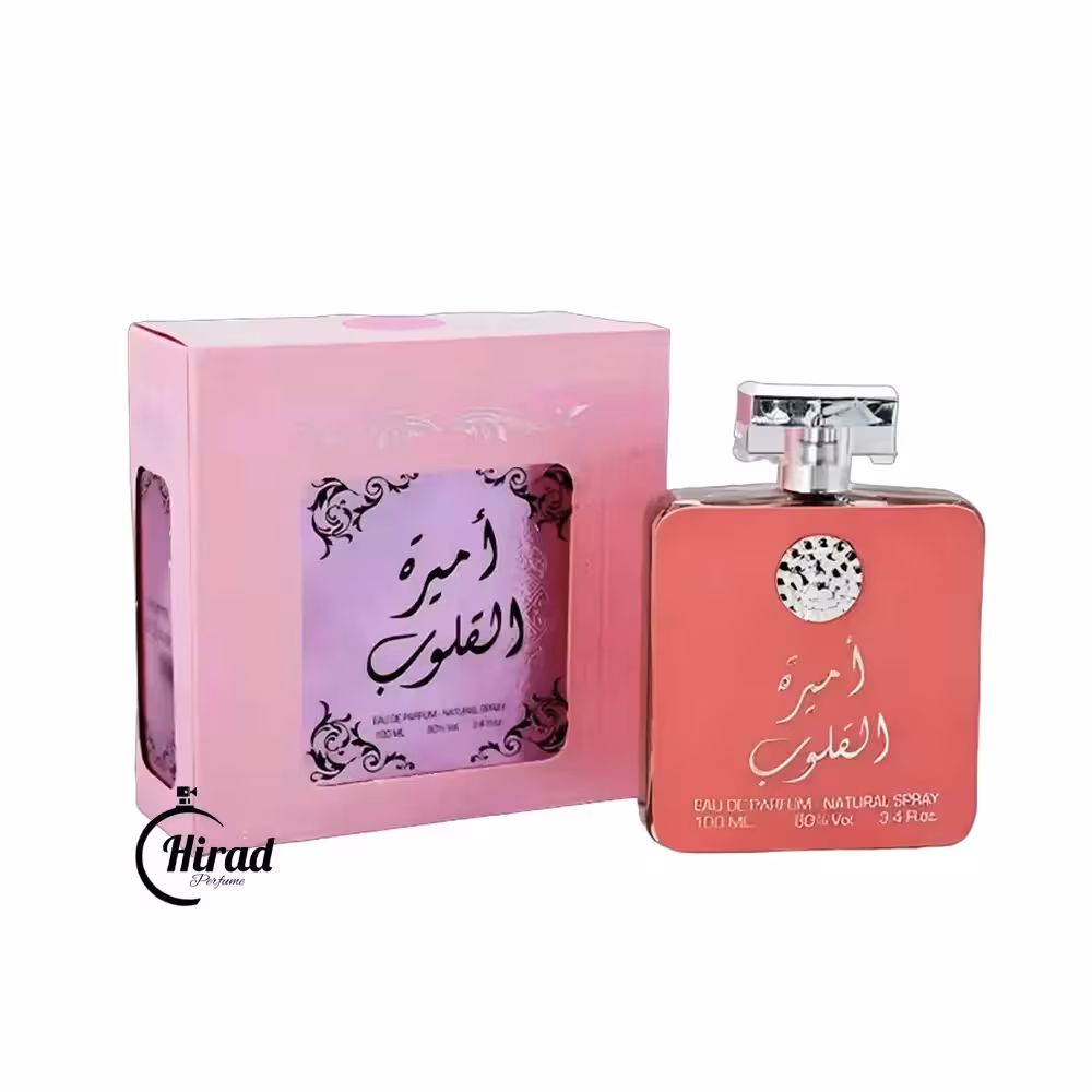 خرید عطر ادکلن امیره القلوب صورتی ارض الزعفران - هیراد پرفیوم