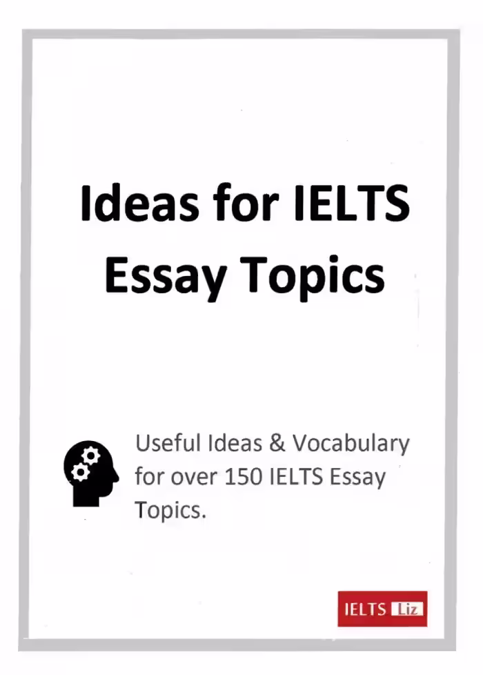ایدیاز فور آیلتس ایسی تاپیک | کتاب انگلیسی Ideas for IELTS Essay Topics