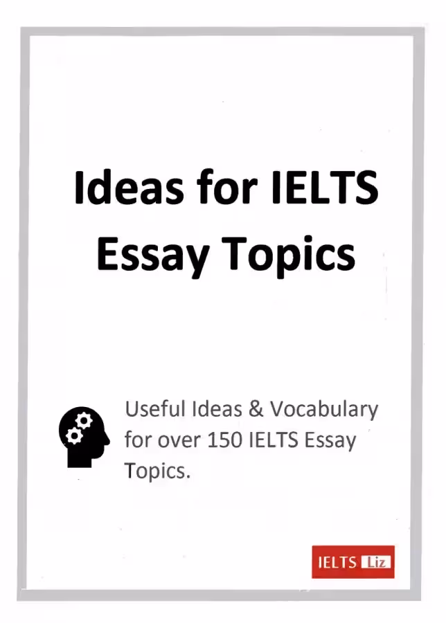 ایدیاز فور آیلتس ایسی تاپیک | کتاب انگلیسی Ideas for IELTS Essay Topics