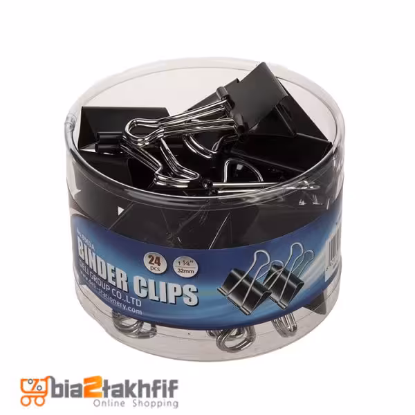 گیره دوبل سایز 41 بسته 24 عددی دلی