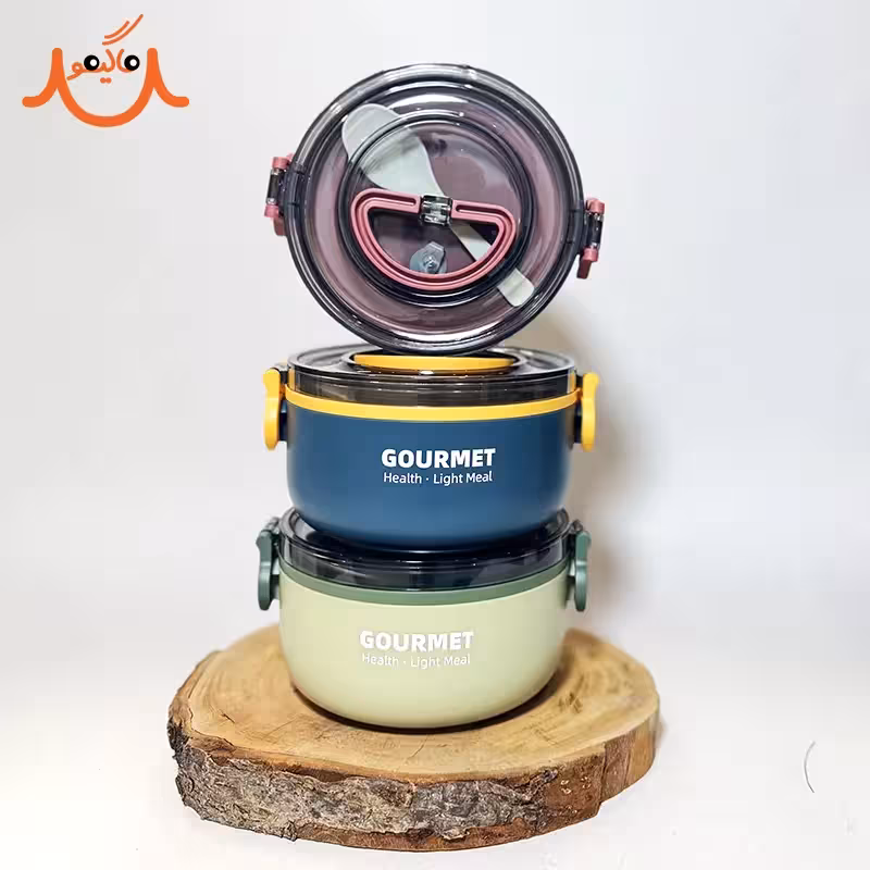 ظرف غذا استیل Gourmet حجم 600 میلی لیتر