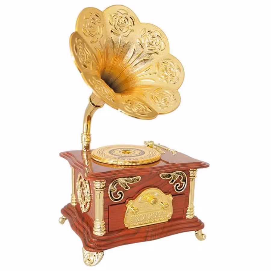 جعبه موزیکال مدل گرامافون