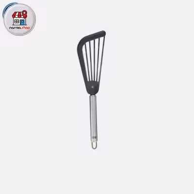 کفگیر استیل لبه سیلیکونی