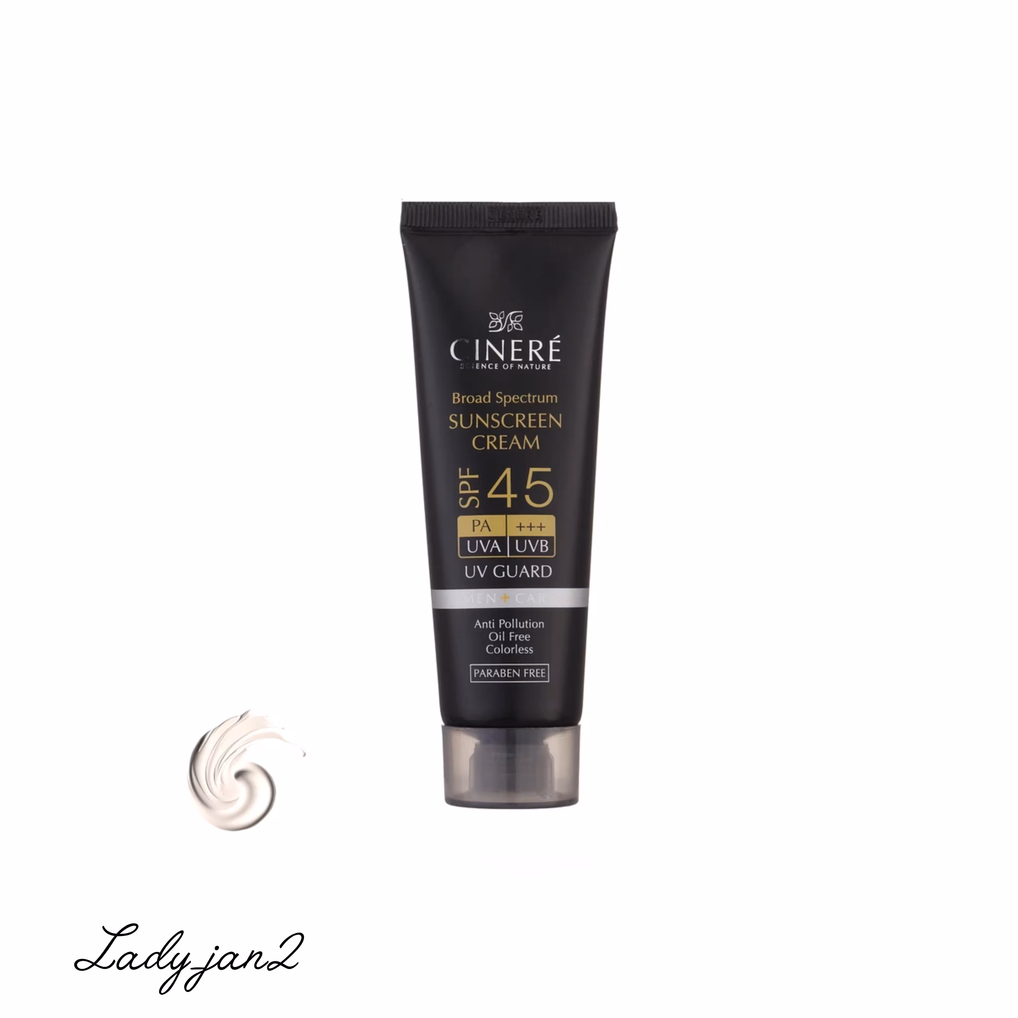 کرم ضد آفتاب مخصوص آقایان  SPF45 سینره