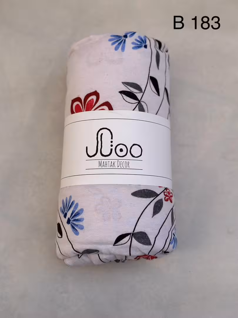 روتختی دونفره سه تکه کدB183 (کاور تشک،دوعدد روبالشتی)