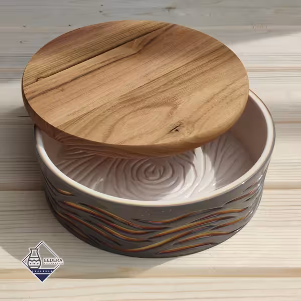 شکلاتخوری بزرگ سرویس گلبرگ طوسی
