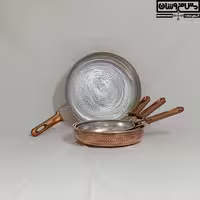 ماهیتابه مسی تک دسته مدل آسنات