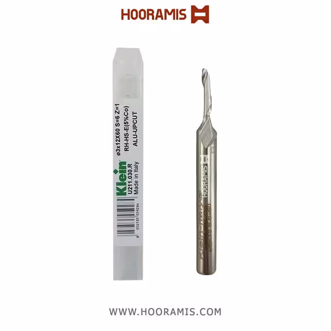 مته عمومی تک کاناله 6*60*12*3 از جنس HSS-E برند Klein ایتالیا