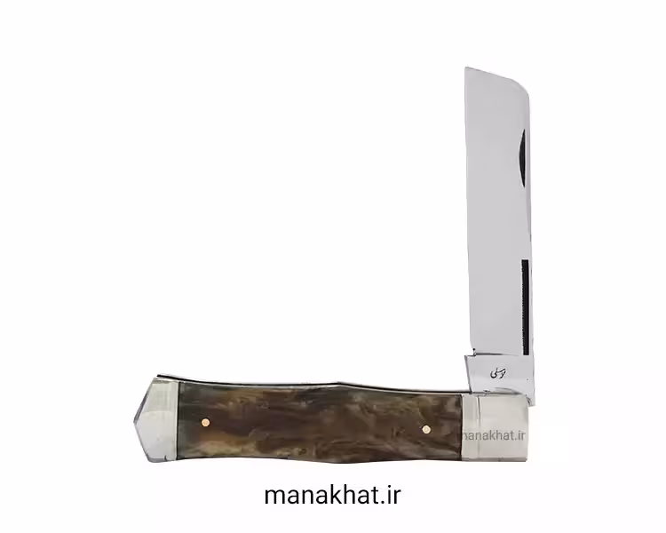 قلمتراش تک تیغ دسته فیبر قهوه ای 13 سانت استاد جواد توسلی