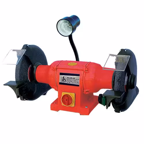 ماشین سنگ سنباده 300 میلیمتر بدون پایه سه فاز1400 دور چراغ دار محک مدل GD-300 HL