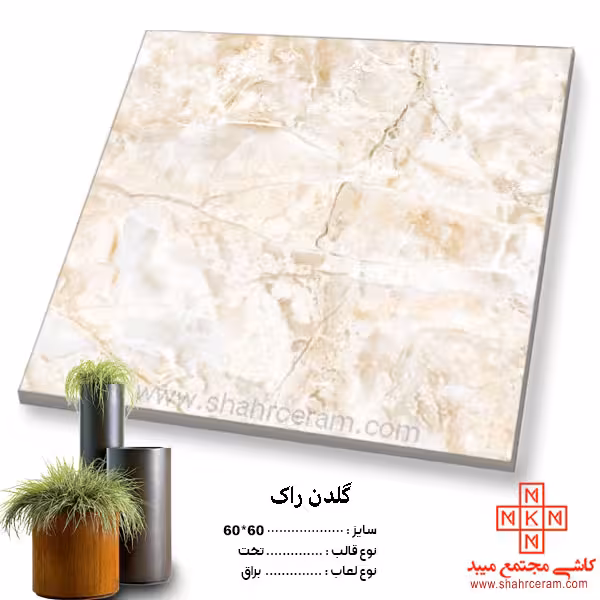 سرامیک گلدن راک 60*60 کاشی مجتمع