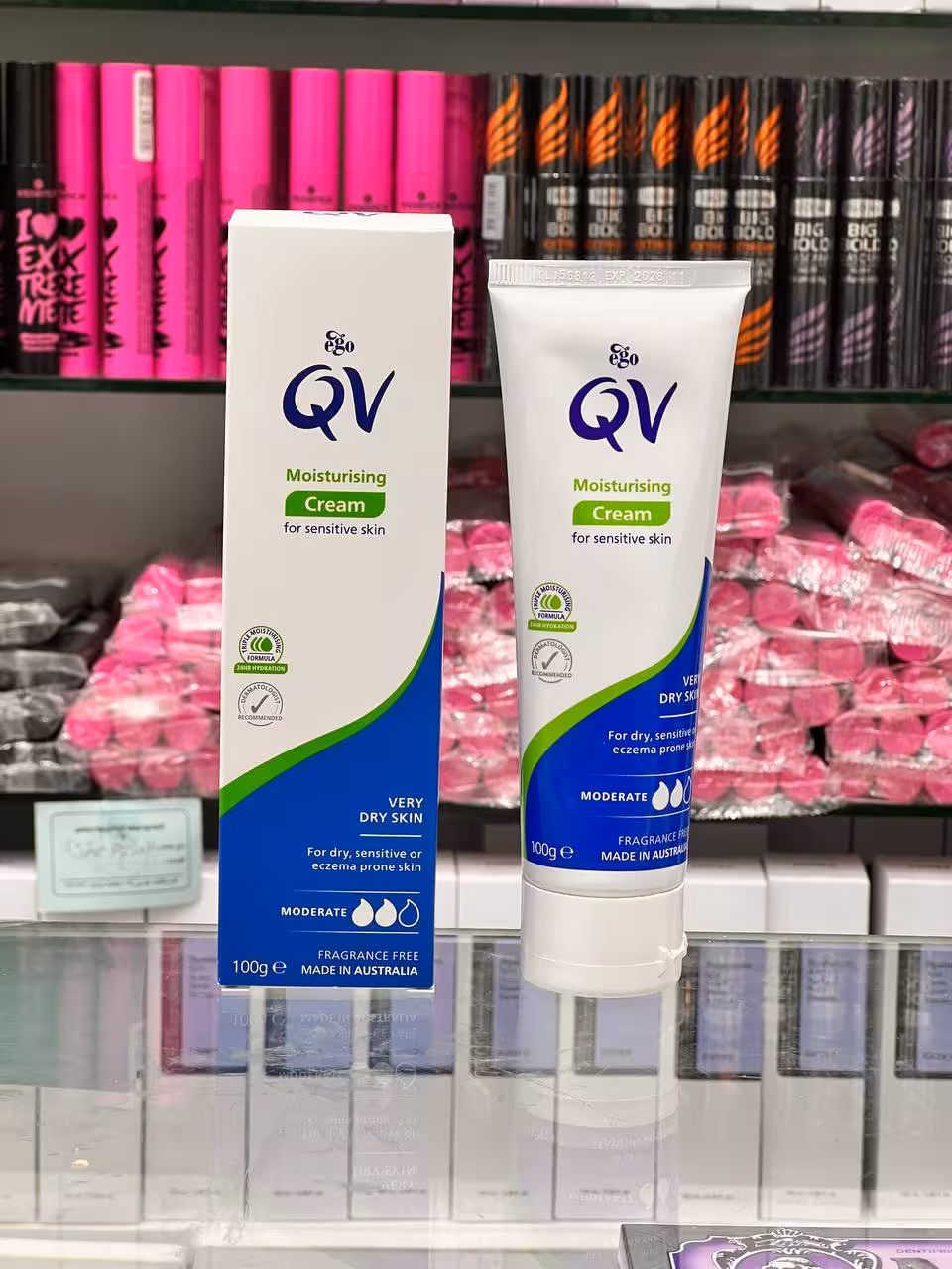 مرطوب کننده QV  حجم : 100 گرم