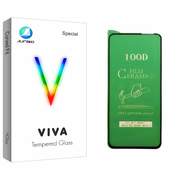 محافظ صفحه نمایش سرامیکی جانبو مدل Viva Glass مناسب برای گوشی موبایل سامسونگ Galaxy M11