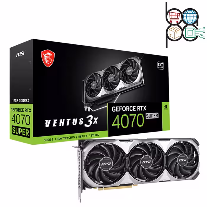 کارت گرافیک MSI RTX 4070 SUPER 12G VENTUS 3X OC