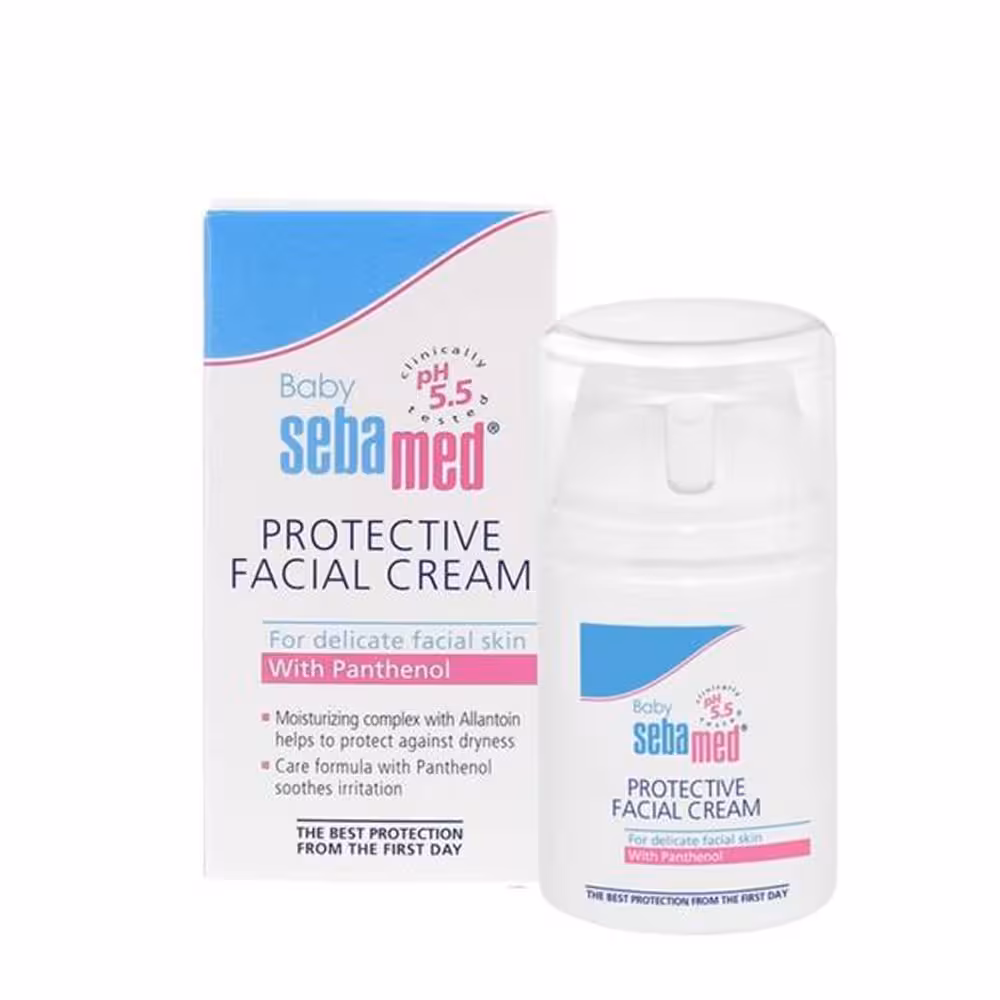 کرم محافظ صورت سبامد SebaMed حجم 50 میلی لیتر