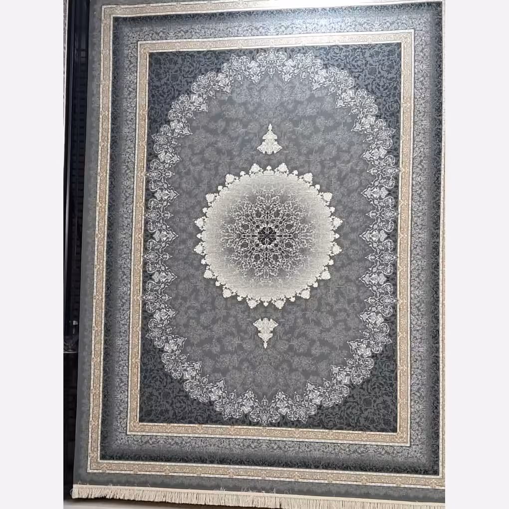 فرش 6متری  700شانه کاشان نقشه گیتا طراحی مدرن