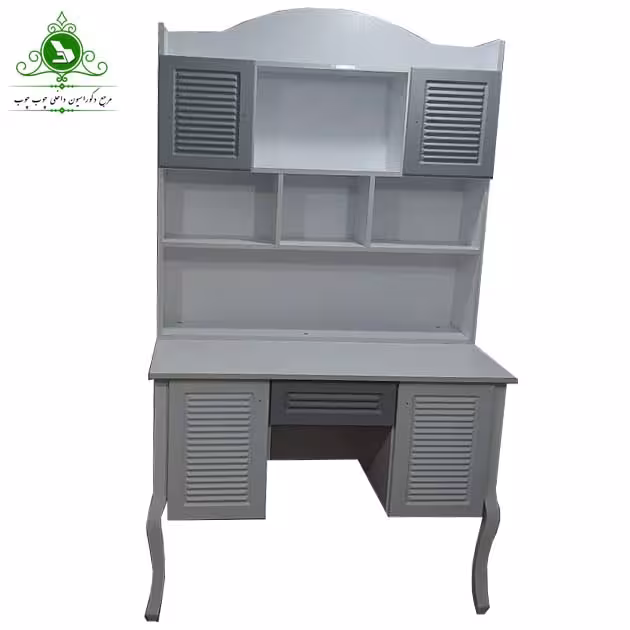 میز تحریر کتابخانه دار مدل خطی