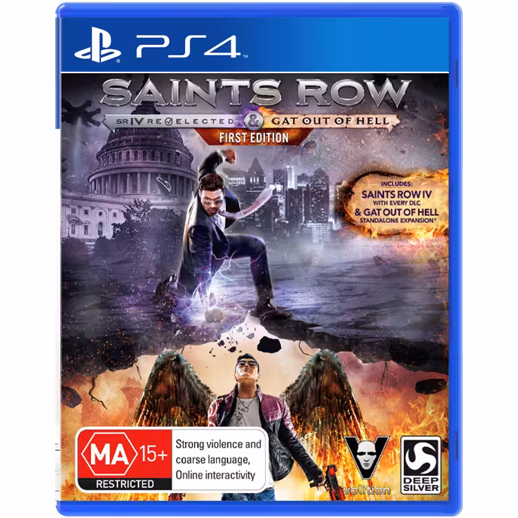 Saints Row IV Re-Elected & Gat Out of Hell First Editio – PS4