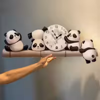 ساعت دیواری پاندول دار پاندا نوری