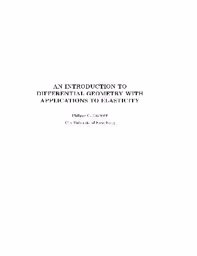 خرید و دانلود نسخه کامل کتاب An introduction to differential geometry with applications to elasticity (lecture notes)