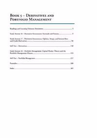 خرید و دانلود نسخه کامل کتاب CFA. Level 2 Book 5: Derivatives and Portfolio Mangement 2015