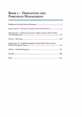 خرید و دانلود نسخه کامل کتاب CFA. Level 2 Book 5: Derivatives and Portfolio Mangement 2015