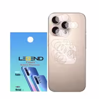 محافظ لنز دوربین لجند مدل نانو گلس مناسب برای موبایل اپل iPhone 16 Pro بسته 3 عددی
