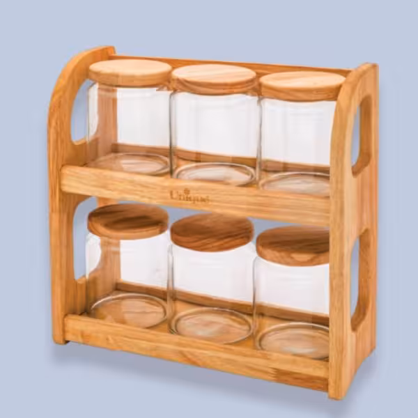 ست پاسماوری حبوبات دو طبقه یونیک 6127