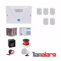پکیج دزدگیر اماکن باسیم وزنی مدل کلاسیک سیم کارتی وتلفنی CGN5