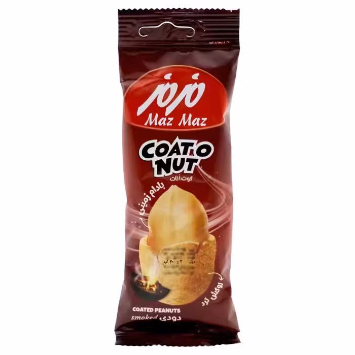 بادام زمینی روکش دار دودی کوت انات مزمز – 40 گرم