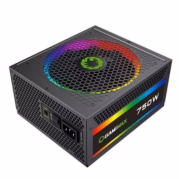 پاور گیمینگ گیم‌مکس مدل RGB 750 Gold