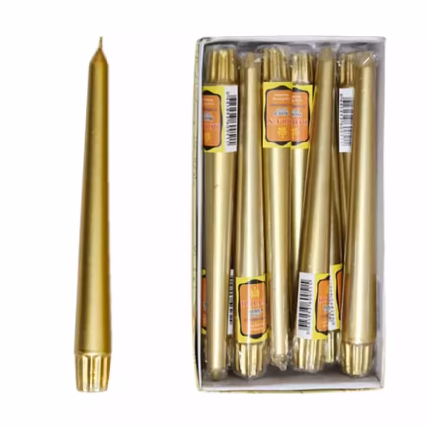 شمع 20 سانت طلایی