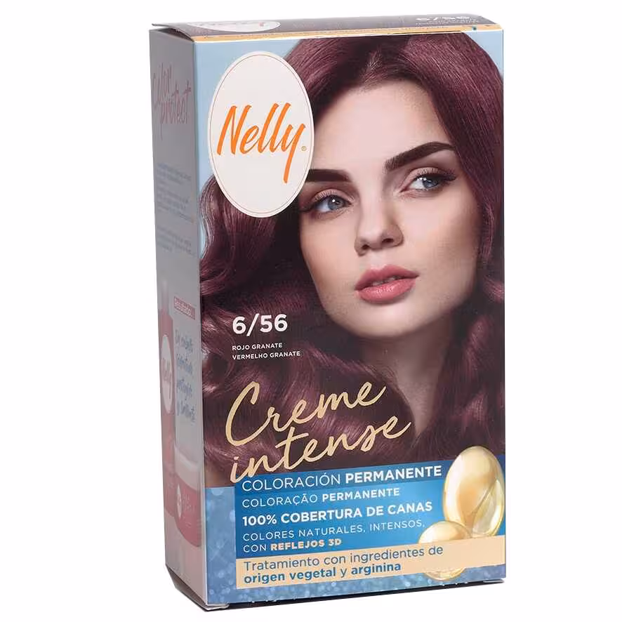 کیت رنگ مو نلی NELLY مدل Creme Intense شماره 6/56
