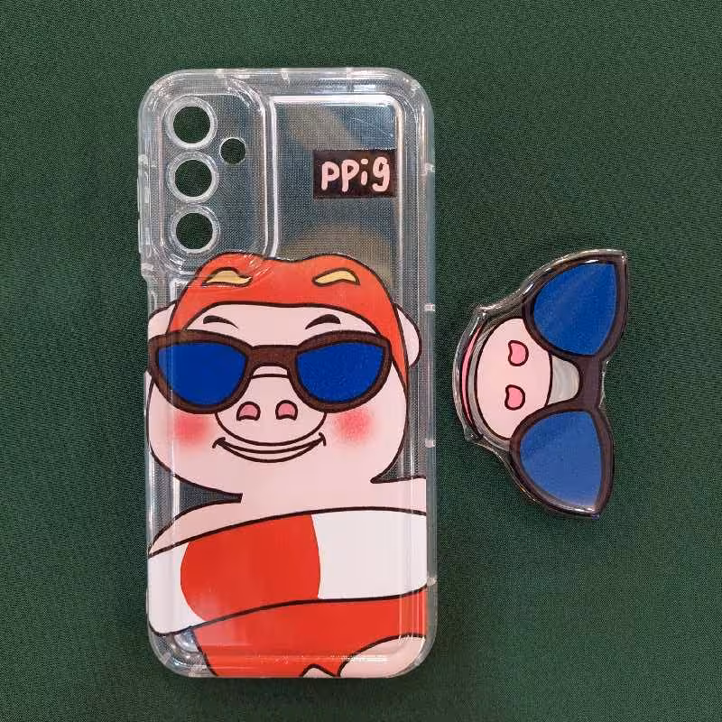 قاب ژله ای پشت شفاف کارتونی A سامسونگ A14