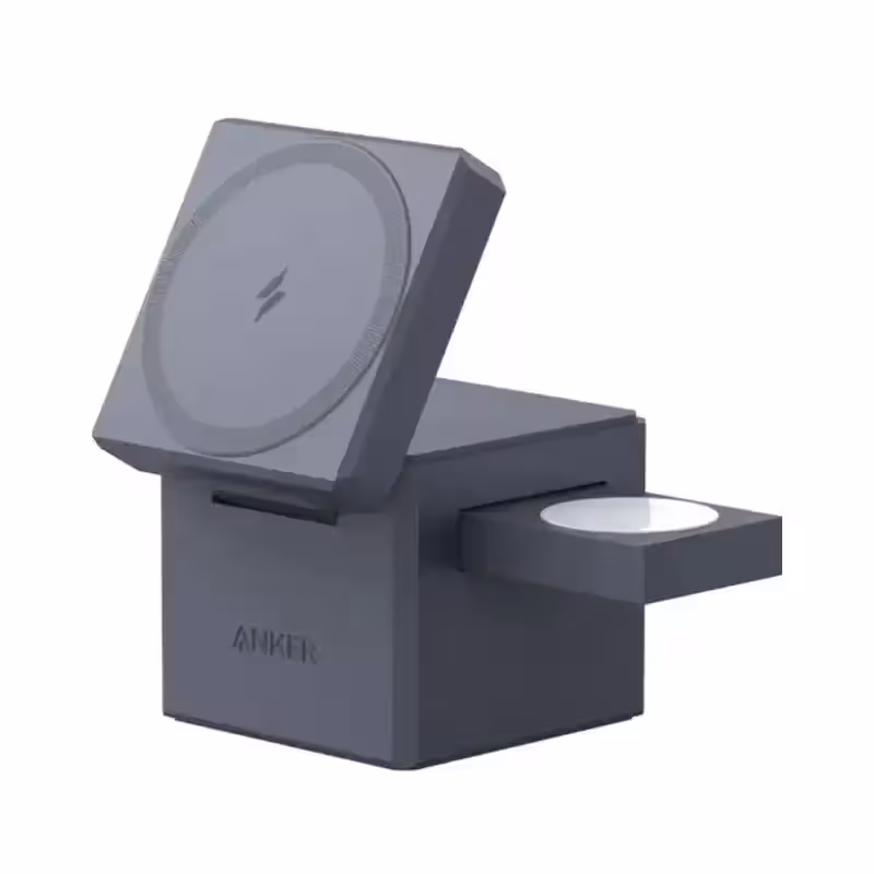 شارژر بی‌سیم انکر مدل Y1811 MagSafe 3-in-1