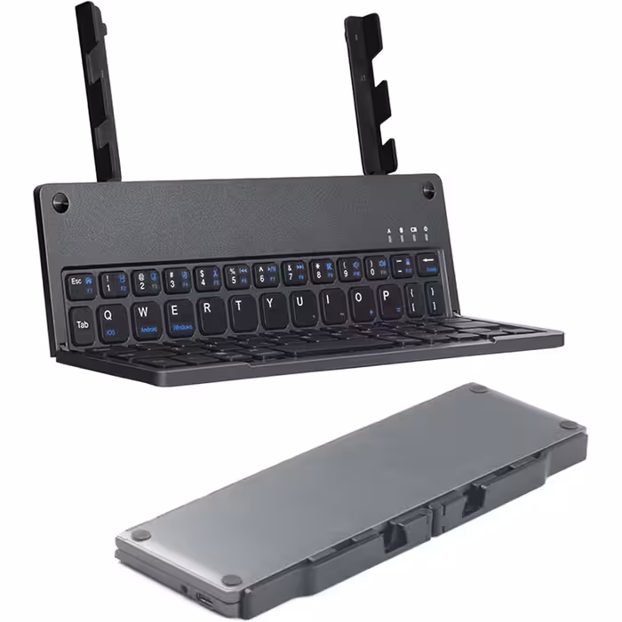 کیبورد بی‌سیم تاشو شارژی هارمونیکا HARMONICA با استند موبایل و تبلت