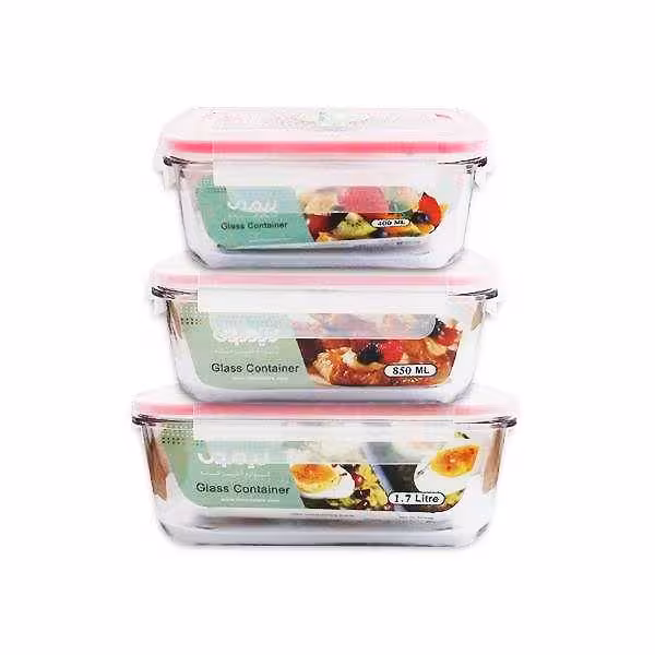 ظرف نگهدارنده لیمون مجموعه 3 عددی کد 3410