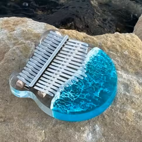 کالیمبا شیشه ای مدل کیتی دریا b