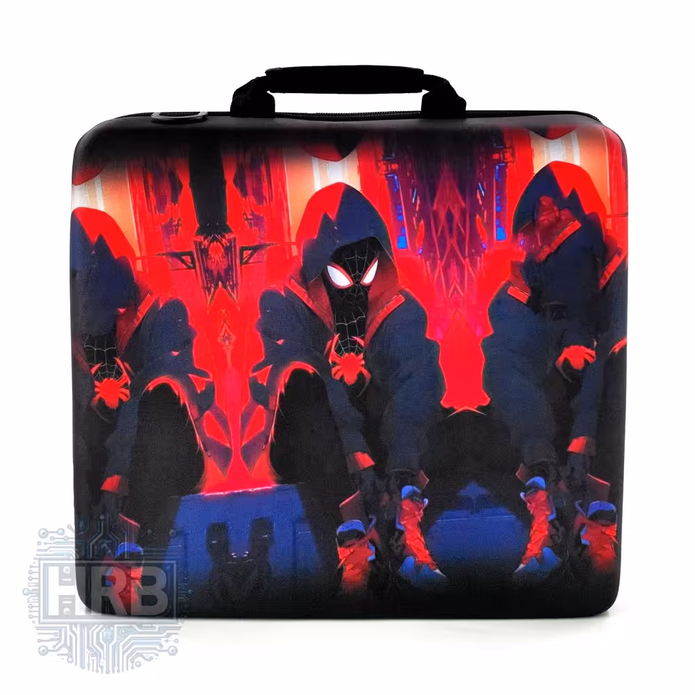 کیف کنسول PS4 طرح Spider Man Miles Morales - چهار کاره