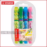 هایلایتر سری اسپریت استابیلو بسته چهار عددیSTABILO Swing Cool Spirit Highlighter