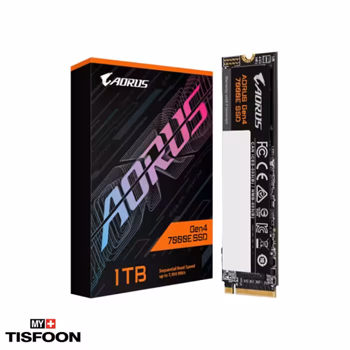اس اس دی گیگابایت مدل AORUS Gen4 7300 ظرفیت 1 ترابایت