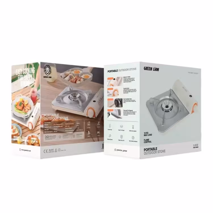 گاز کمپینگ گرین لاین مدل Portable Outdoor Stove به همراه کیف حمل