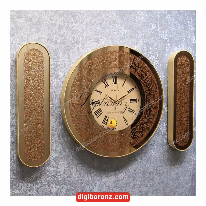 ساعت گرد قرآنی شامپاینی