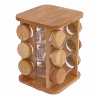 جا ادویه لانا وود مدل مارلینا – 12 عددی گردان ایستاده مربعی لوکس