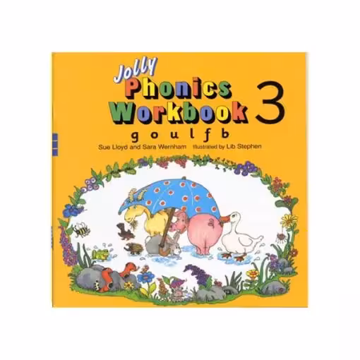 جولی فونیکس ورک بوک 3 | کتاب انگلیسی Jolly Phonics workbook 3