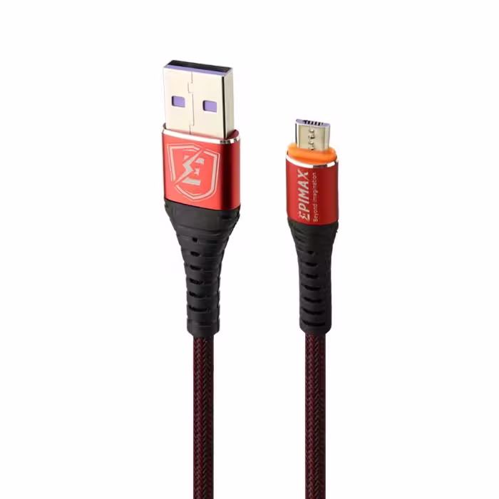 کابل میکرو یو اس بی فست شارژ 5 آمپر اپی مکس مدل EC-10 طول 1.2 متر