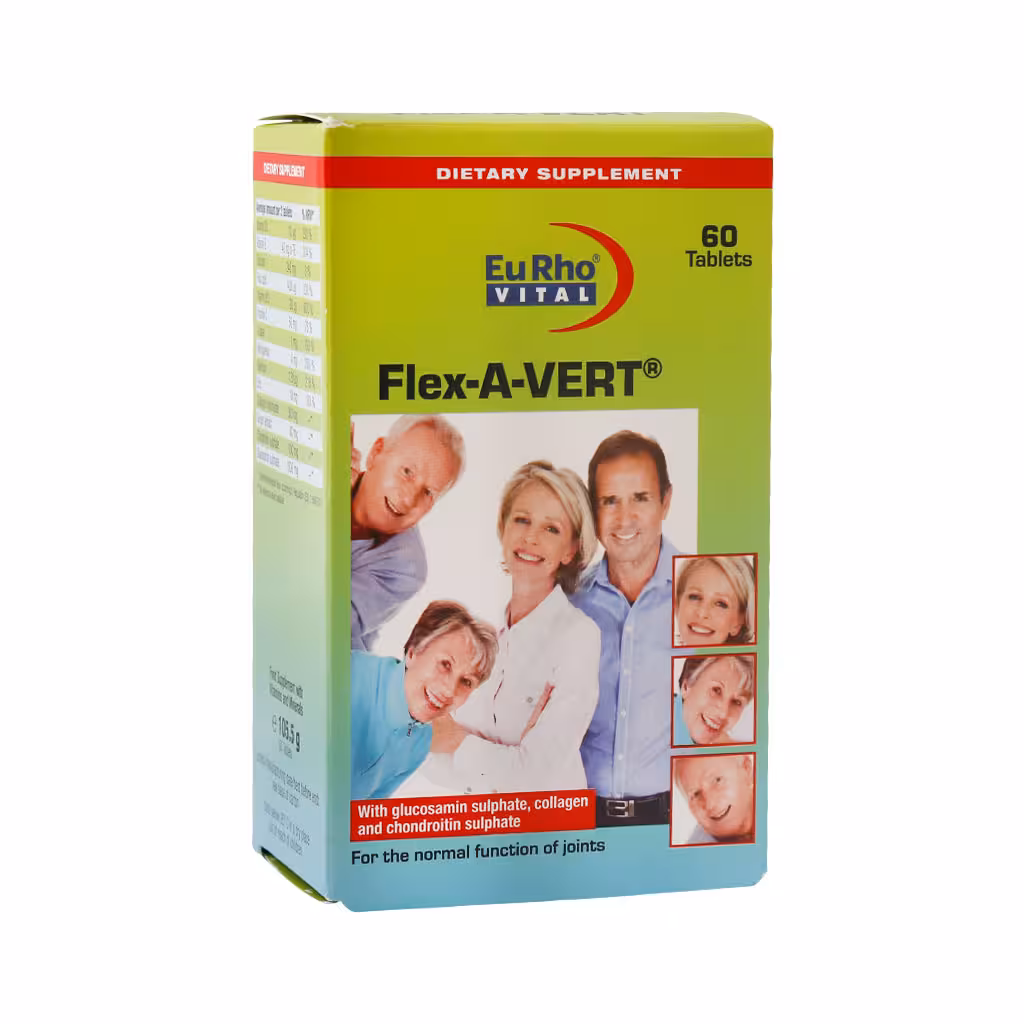 قرص فلکس اورت یوروویتال 60 عددی FLEX A VERT EURHO VITAL